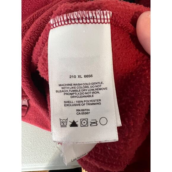 Columbia Full Zip Fleece Jacket, Crimson, Alabama Logo, Women's Large - Picture 7 of 7